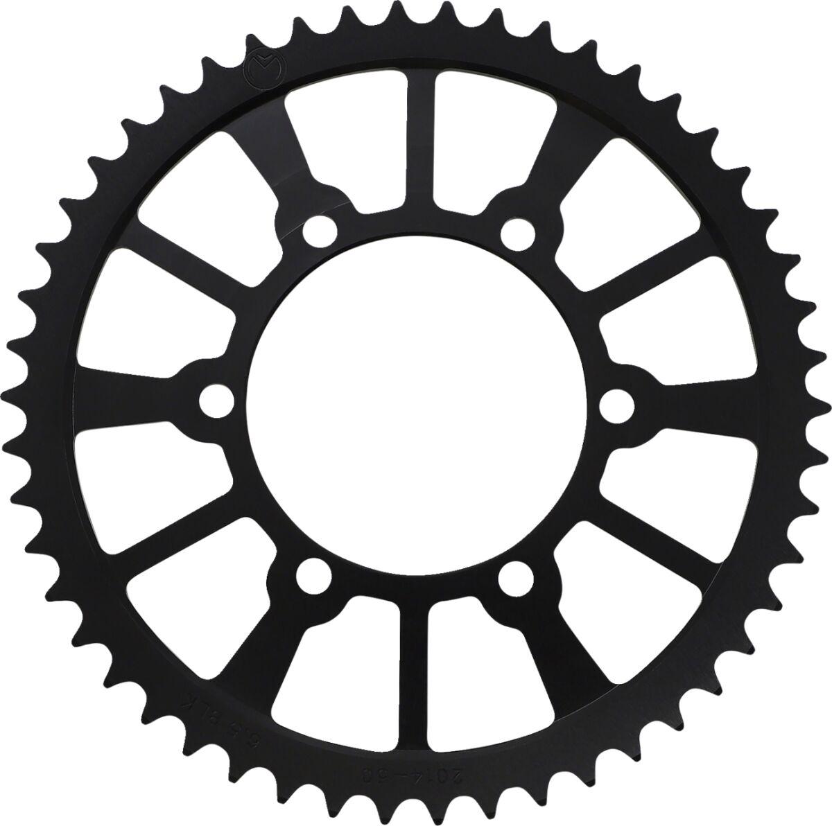 1211-2014-50-10 - Moose Racing Rear Aluminium Sprocket For Triumph Daytona 675 2006-2015 Rear Black 50T