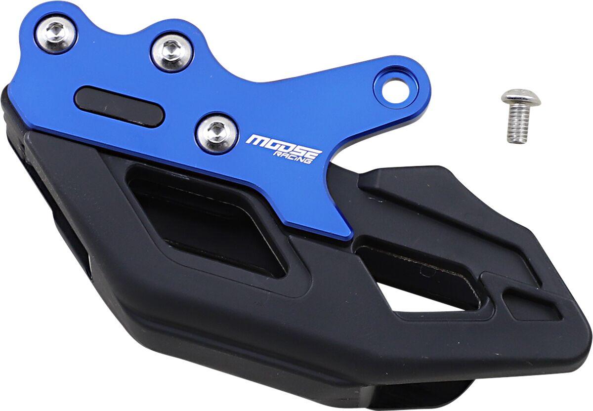 G32-4301 BL - Moose Racing MR-1 Colored AL Chain Guide For Yamaha WRF250 2007-2021 Black/Blue