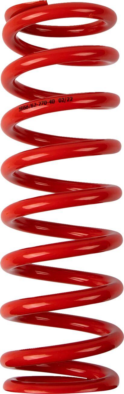 1312-0961 - Moose Racing Shock Spring For Honda CR125 1997-2007 40 N/mm - Red