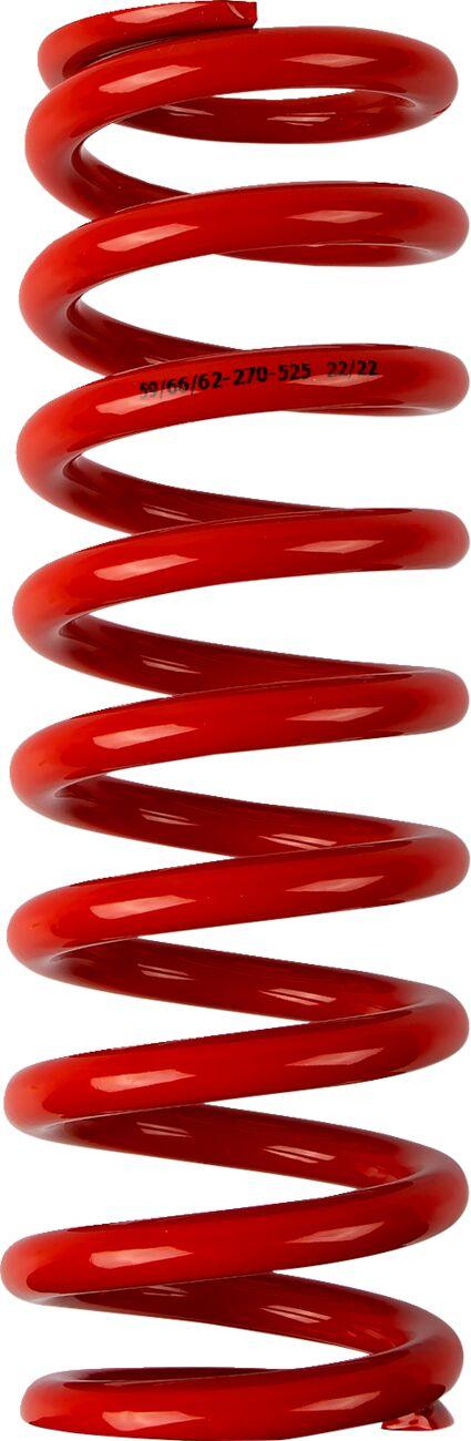 1312-0966 - Moose Racing Shock Spring For Honda CR125 1997-2007 52.5 N/mm - Red