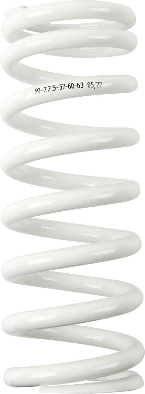 1312-1014 - Moose Racing Shock Spring For Indian Challenger 108 ABS 2022 57/60/63 N/mm - White