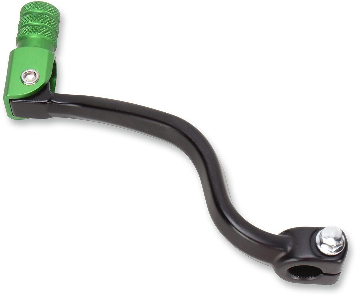 81-0342-02-30 - Moose Racing Forged Gear Pedal For Kawasaki KX65 2000-2019 - Black/Green
