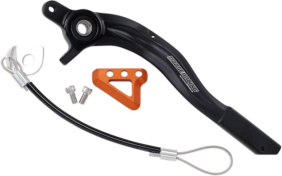 82-0563-21-40 - Moose Racing Brake Pedal For KTM EXC125 2004 - Black/Orange