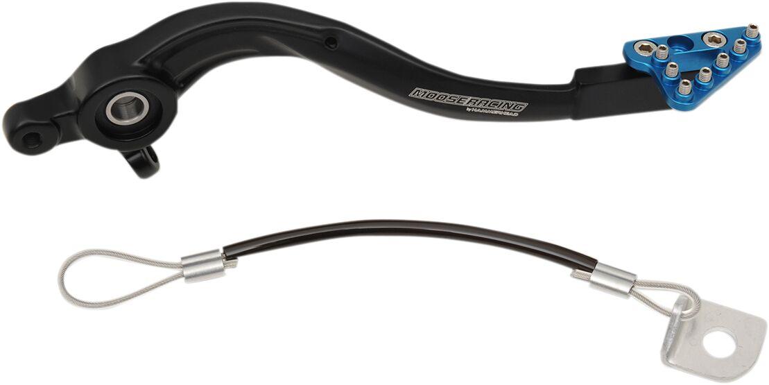 82-0766-21-20 - Moose Racing Brake Pedal For Husqvarna FE250 2017-2023 - Black/Blue