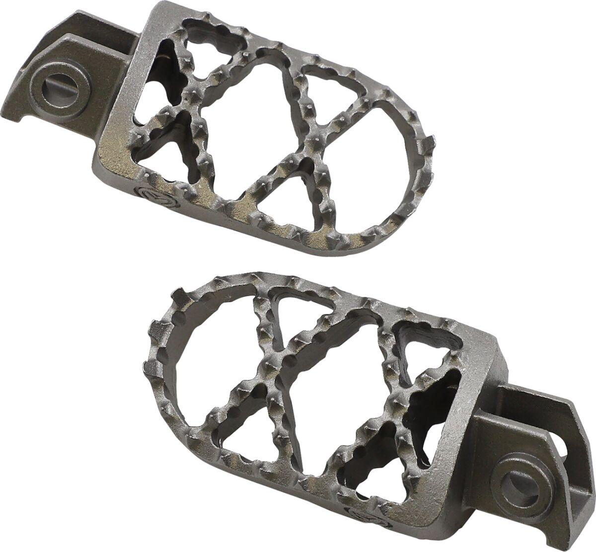 NRKTM-5 - Moose Racing Pro Footpegs For Husqvarna 701 Enduro 2016-2023 Front/- Chrome
