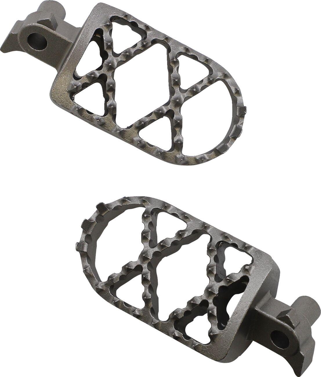 NRYZ-5 - Moose Racing Pro Footpegs For Gas Gas EC125 1997-2010 Front/- Chrome