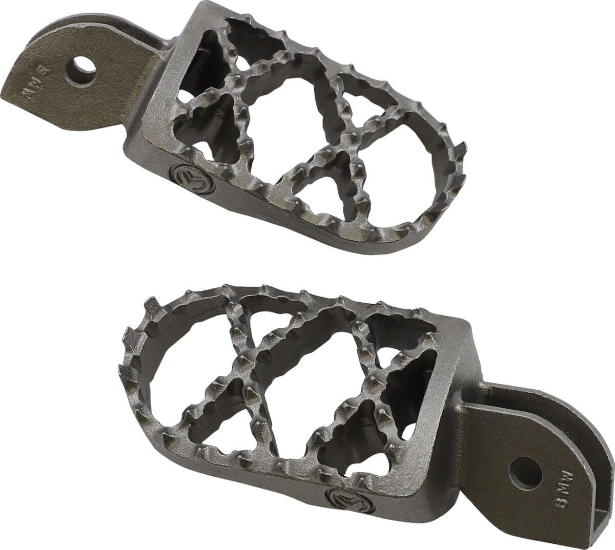 NRBMW - Moose Racing Pro Footpegs For BMW G 650 XCHALLENGE 2007-2009 Front/- Chrome