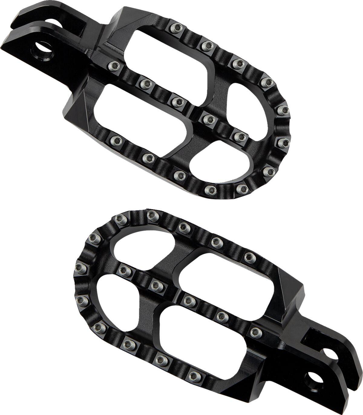 M80-500 - Moose Racing Foot Pegs For Harley Davidson FLDE 1750 2018-2020 - Black