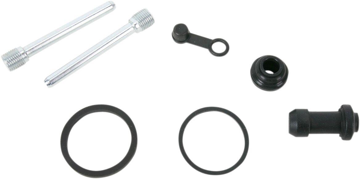 08-253X - Moose Racing Brake Caliper Rebuild Kit For Kawasaki KX125 1989 Rear - Black