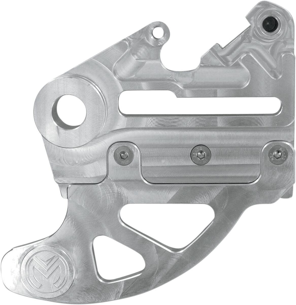 13-045 - Moose Racing Pro Shark Fin Disc Protector with Brake Carrier For KTM EXC125 2004-2016 - Silver