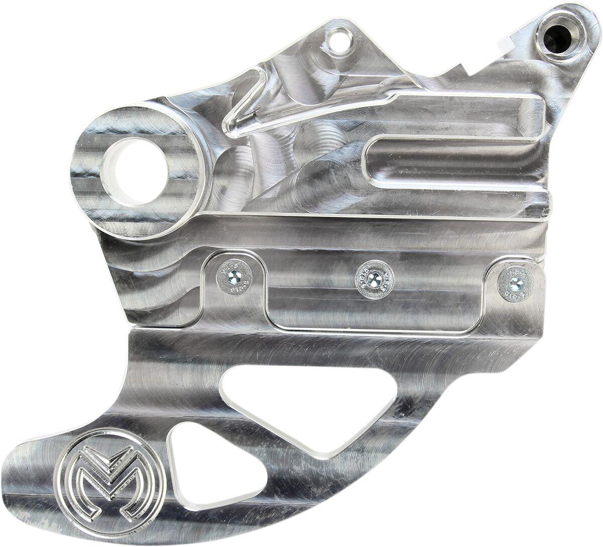 13-048 - Moose Racing Pro Shark Fin Disc Protector with Brake Carrier For Beta RR 125 2006-2022 - Silver