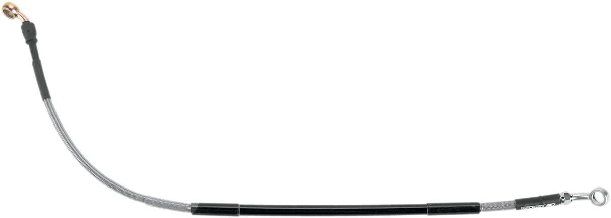 S01-2-036/P - Moose Racing Stainless Steel Braided Brake Hose For Suzuki RMZ250 2007-2012 Rear - Silver