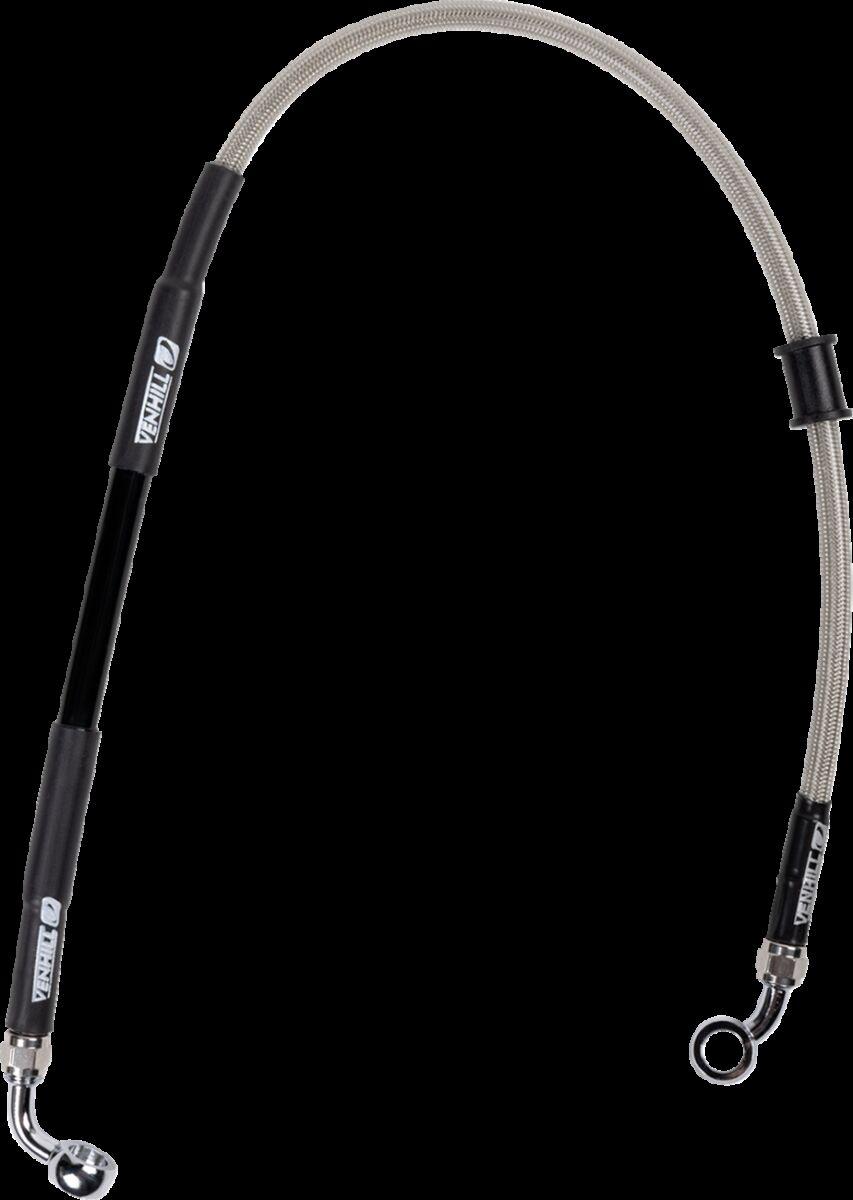 Y01-2-001/P-CL - Moose Racing Stainless Steel Brake Hose For Yamaha WR250 R 2008-2016 Rear - Braided