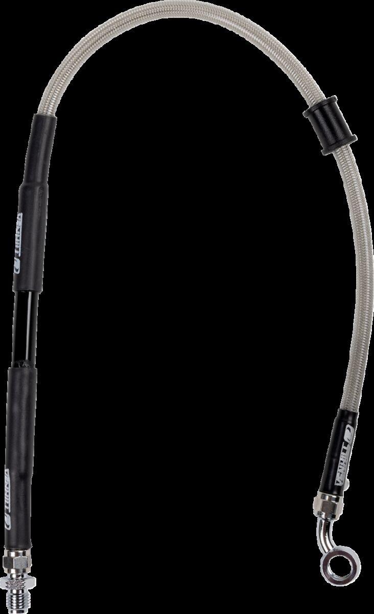 Y01-2-009/P-CL - Moose Racing Stainless Steel Braided Brake Hose For Yamaha XT 250 2008-2024 Rear