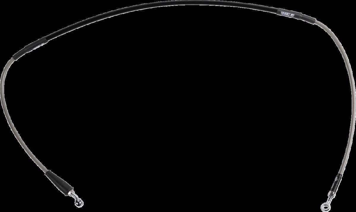 H01-1-037/P-CL - Moose Racing Stainless Steel Brake Hose For Husqvarna TC250 2012 Front - Braided