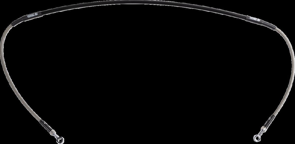 H01-1-046/P-CL - Moose Racing Stainless Steel Brake Hose For Gas Gas EC 250 2021-2025 Front - Braided