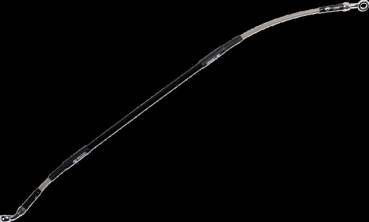 H01-2-009/P-CL - Moose Racing Stainless Steel Brake Hose For Husqvarna WR 125 1998-2005 Rear - Braided