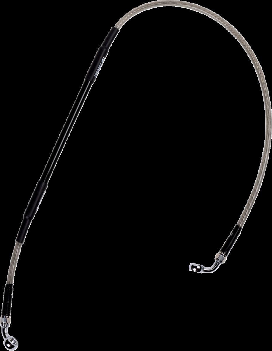 H01-2-014/P-CL - Moose Racing Stainless Steel Brake Hose For Husqvarna WR250 2006-2012 Rear - Braided