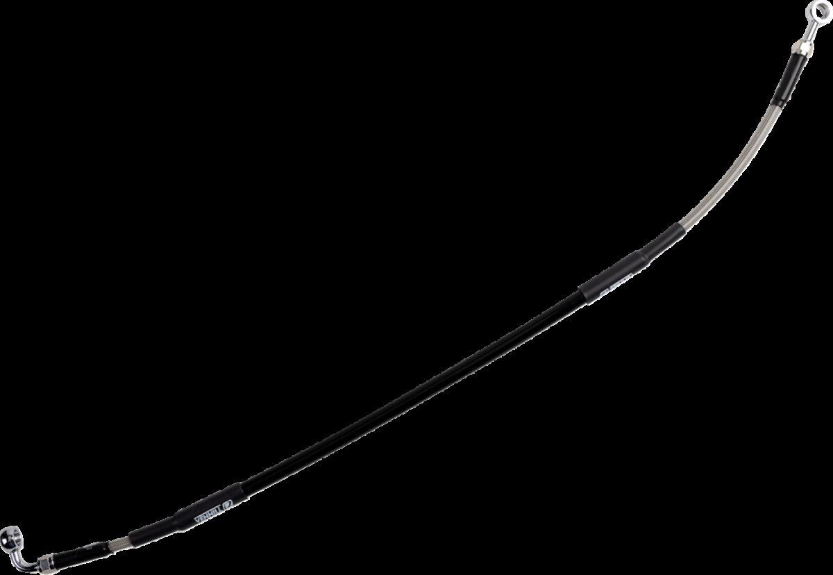 H01-2-032/P-CL - Moose Racing Stainless Steel Brake Hose For Husqvarna FC250 2018 Rear - Braided
