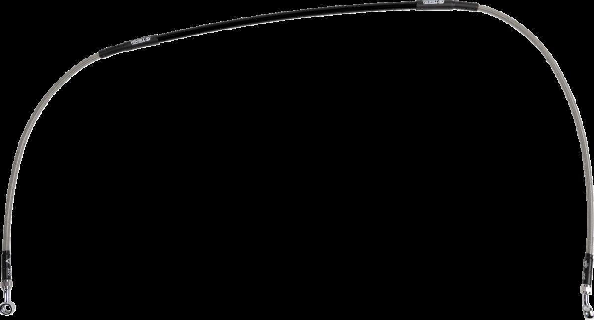 H02-1-064/P-CL - Moose Racing Stainless Steel Brake Hose For Honda CRF250R 2016-2017 Front - Braided
