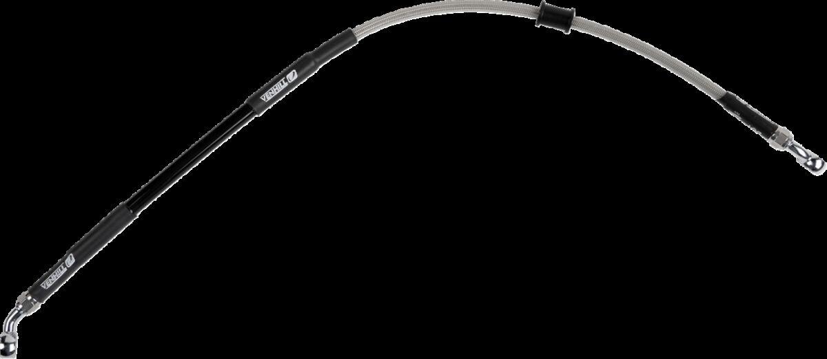 H02-2-042/P-CL - Moose Racing Stainless Steel Brake Hose For Honda CRF250R 2018-2019 Rear - Braided