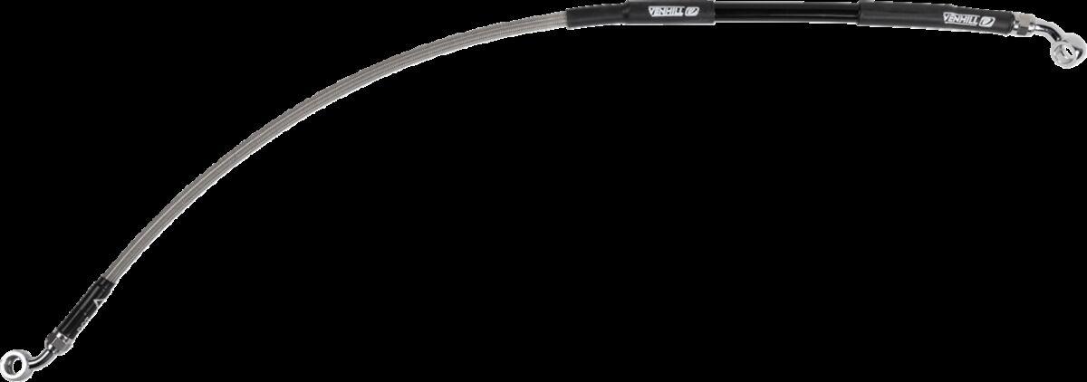 H02-2-044/P-CL - Moose Racing Stainless Steel Brake Hose For Honda CRF450L 2019-2020 Rear - Braided