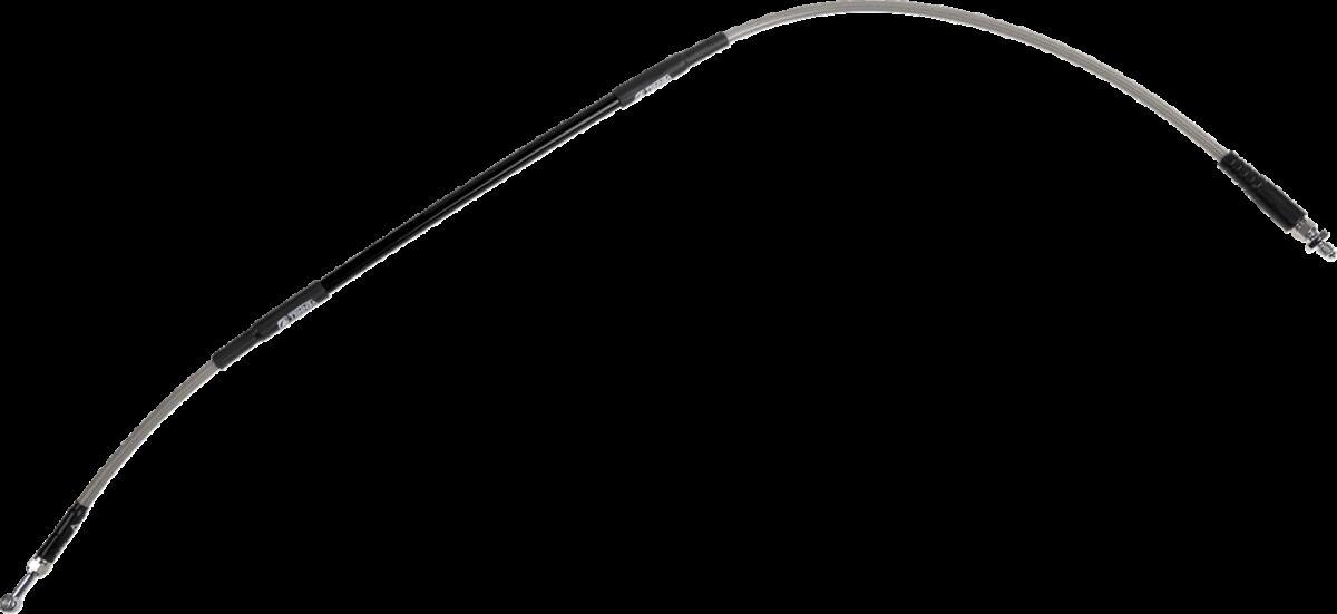 K01-1-043/P-CL - Moose Racing Stainless Steel Brake Hose For Gas Gas MC50 2021-2023 Front - Braided
