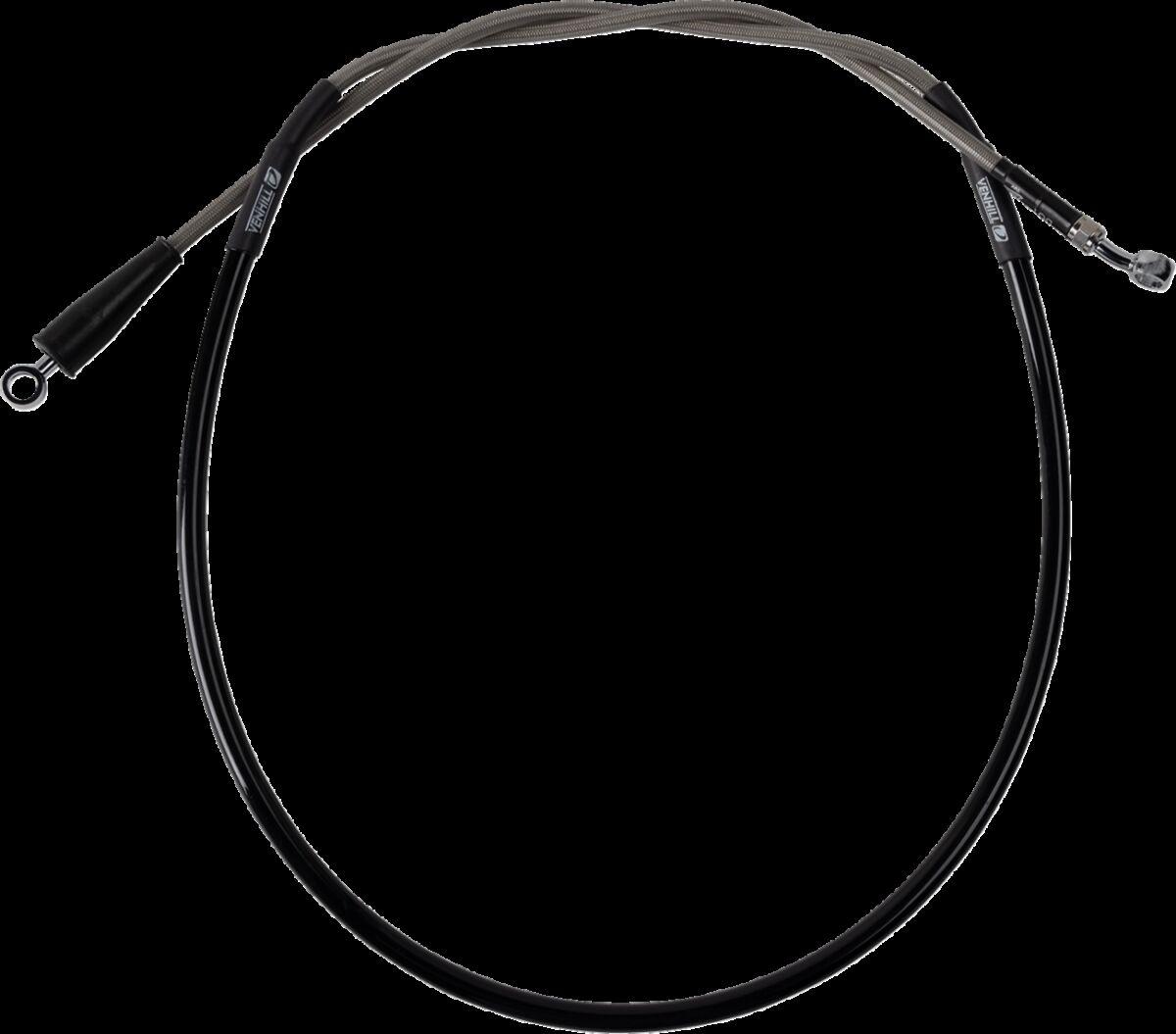K02-1-029/P - Moose Racing Stainless Steel Braided Brake Hose For Kawasaki KX125 1996 Front