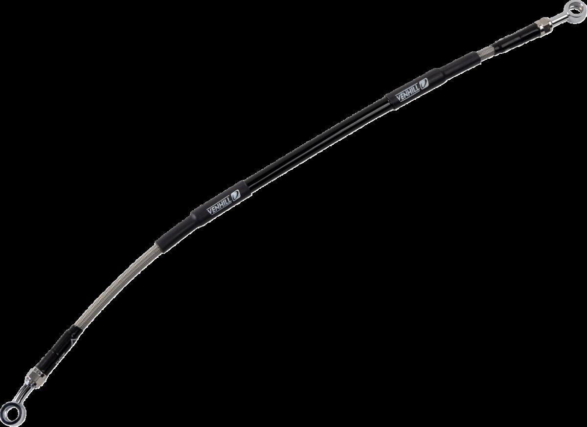 K02-2-014/P - Moose Racing Stainless Steel Braided Brake Hose For Kawasaki KX65 2001-2002 Rear