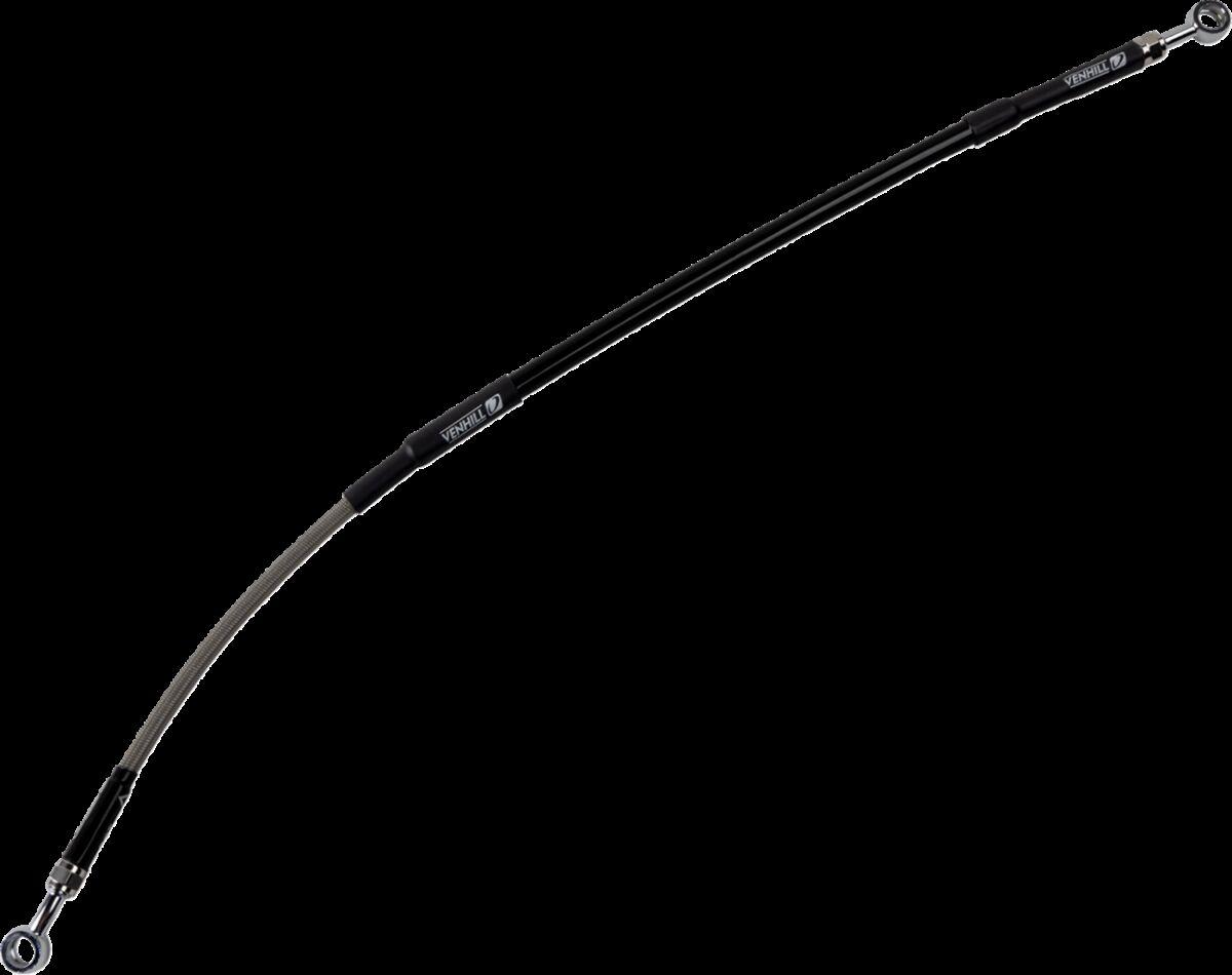 K02-2-003/P-CL - Moose Racing Stainless Steel Braided Brake Hose For Kawasaki KX100 2012-2021 Rear