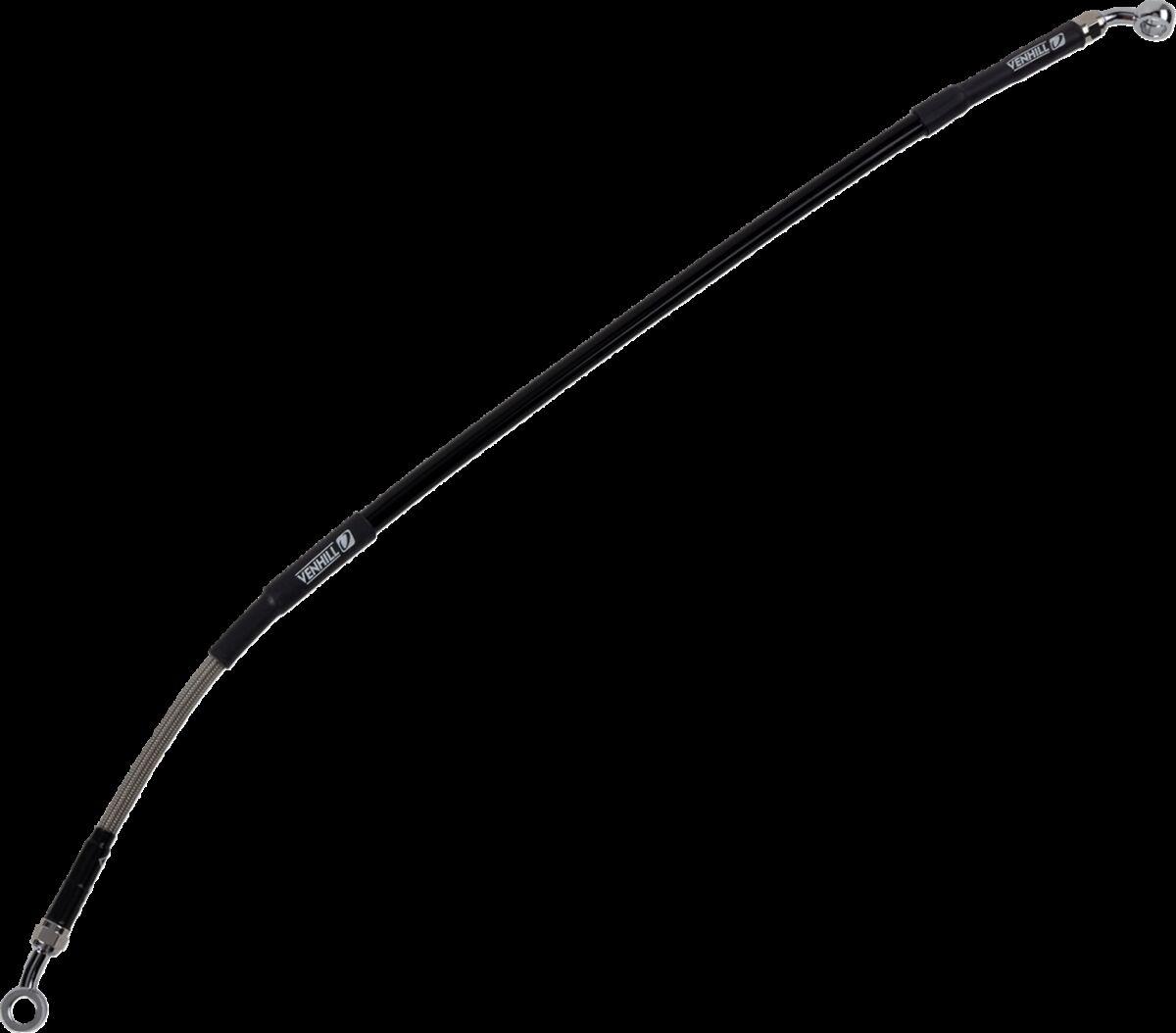 K02-2-016/P - Moose Racing Stainless Steel Braided Brake Hose For Kawasaki KDX250 1995-2005 Rear