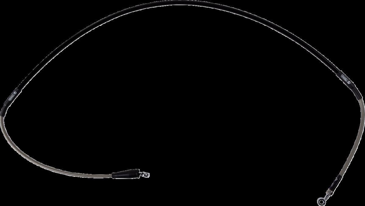K02-1-049/P - Moose Racing Stainless Steel Braided Brake Hose For Kawasaki KLX300 R 1997-2007 Front