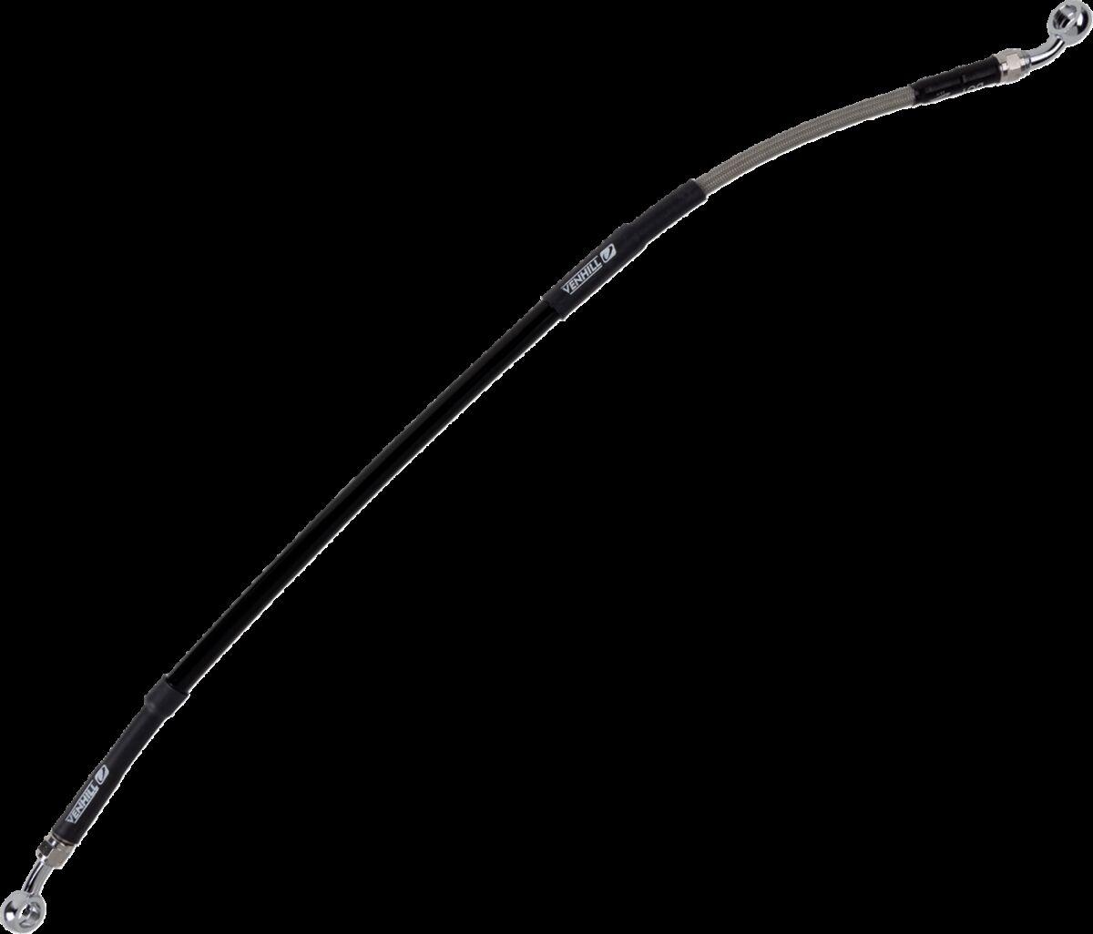 K02-2-006/P-CL - Moose Racing Stainless Steel Braided Brake Hose For Kawasaki KX85 2012-2025 Rear