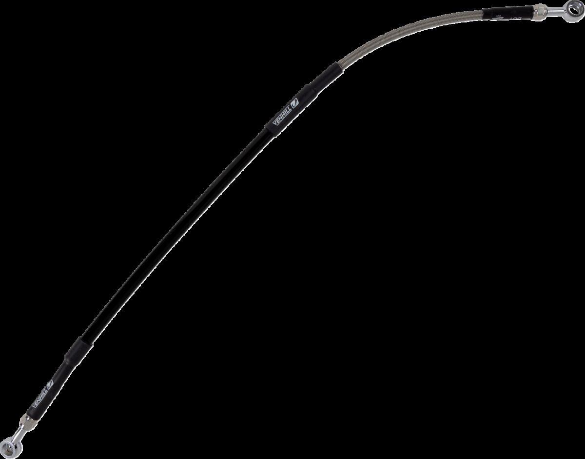 K02-2-012/P - Moose Racing Stainless Steel Braided Brake Hose Kawasaki KX80 1991-1994 Fits Front Or Rear