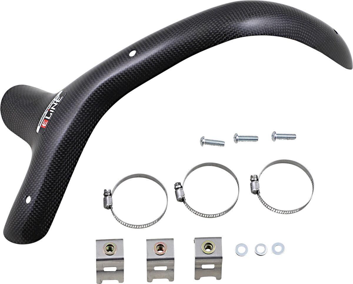 MHS50020 - Moose Racing E Line 4 Stroke Pipe Guard For Husqvarna FE 501 2020-2022 - Black