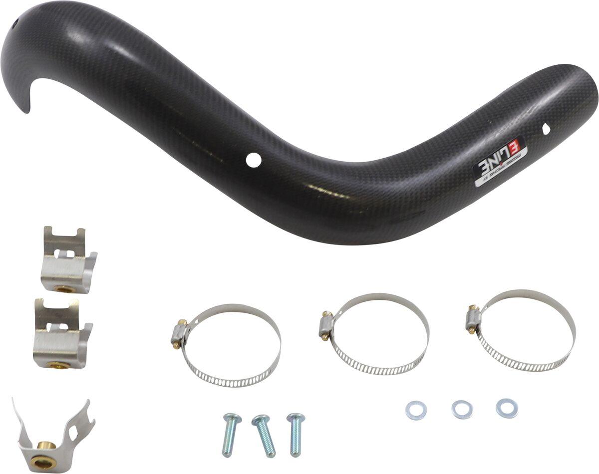 GHS25020 - Moose Racing Pipe Guard For Gas Gas EX 250F 2021-2023 - Black