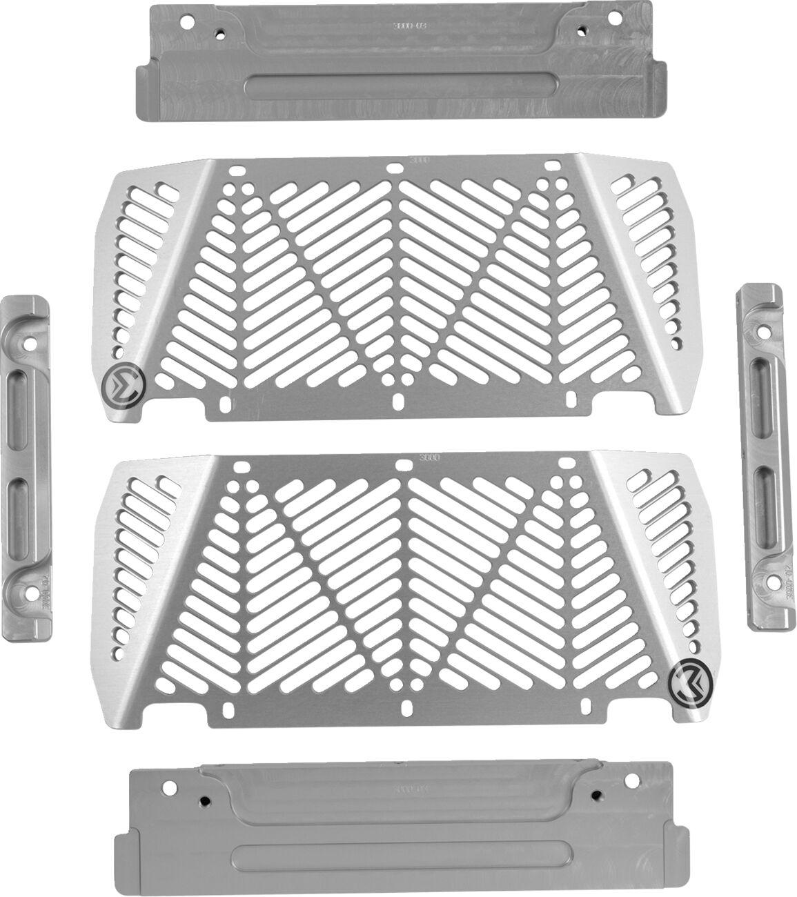 12-3000 - Moose Racing Radiator Guards For Suzuki DRZ400 2000-2005 - Silver
