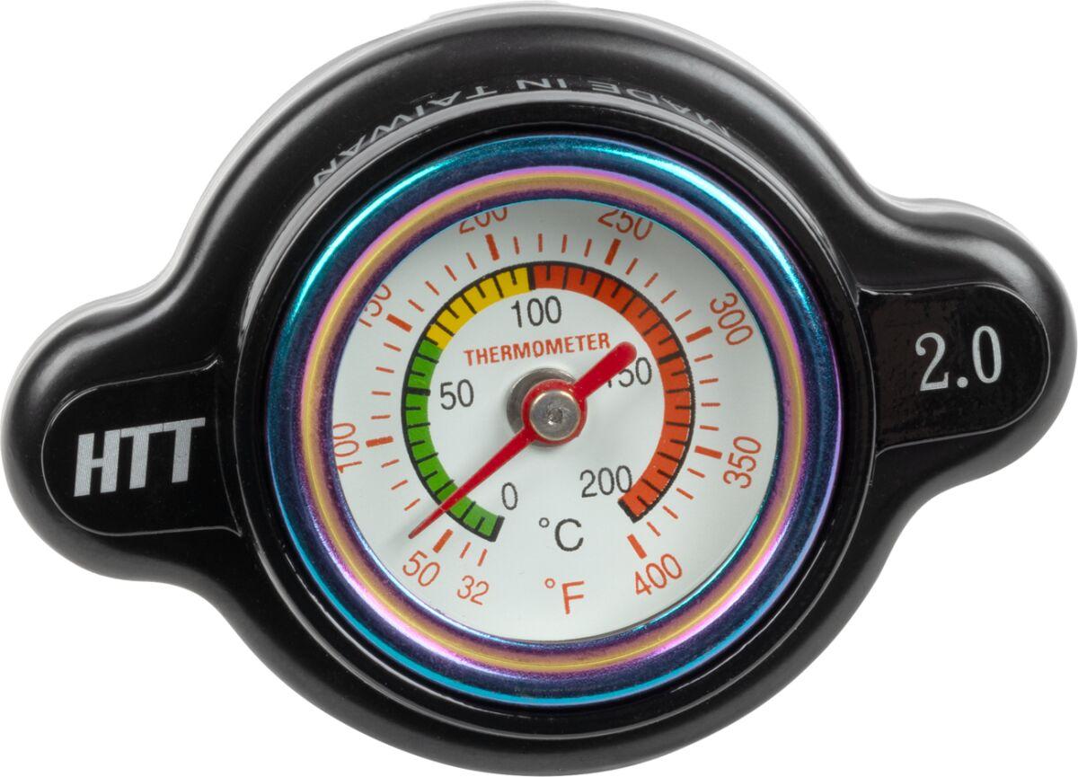 I15-5201B - Moose Racing Radiator Cap With Temperature Gauge 2.0 Bar