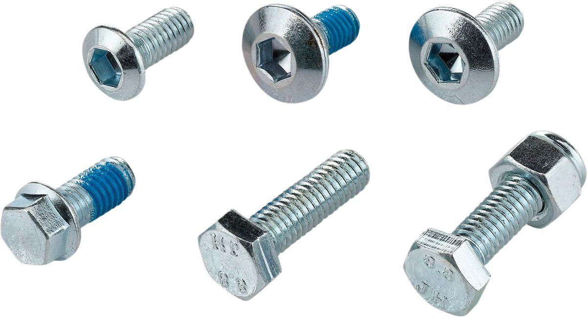 039-6A01 - Moose Racing Brake Disc Bolt Kit For Gas Gas EC300 Racing 2012 - Nickel/Silver