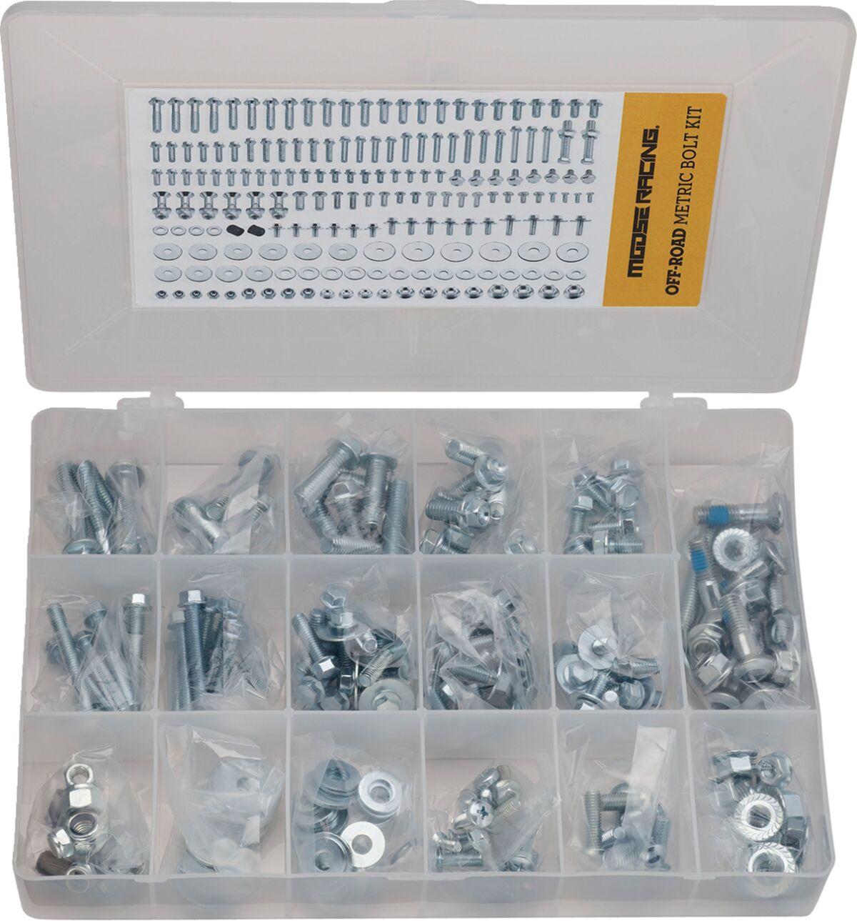 BKP-02 - Moose Racing M1 Metric Bolt Kit For Honda CR125 2000-2007 - Grey