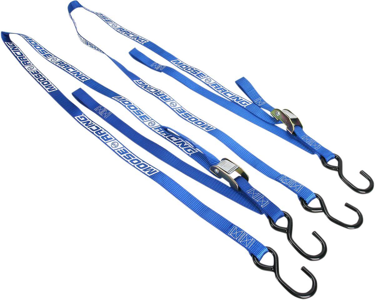 3920-0304 - Moose Racing Extra Long Heavy Duty Tie Down Straps 213cm - Blue