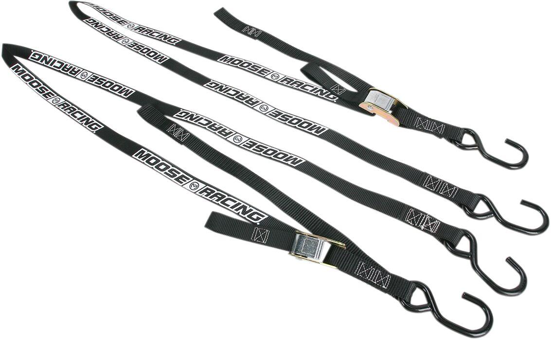 3920-0302 - Moose Racing Extra Long Heavy Duty Tie Down Straps 213cm - Black
