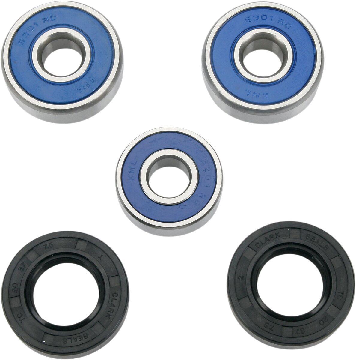 25-1181 - Moose Racing Wheel Bearing Kit For Kawasaki KDX80 1984-1988 Fits Front Or Rear