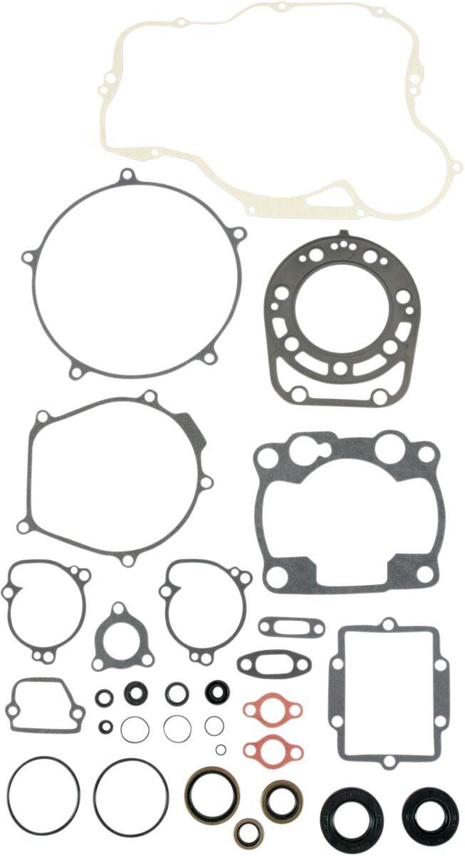 811454MSE - Moose Racing Complete Gasket & Oil Seal Kit For Kawasaki KX250 1988-1989