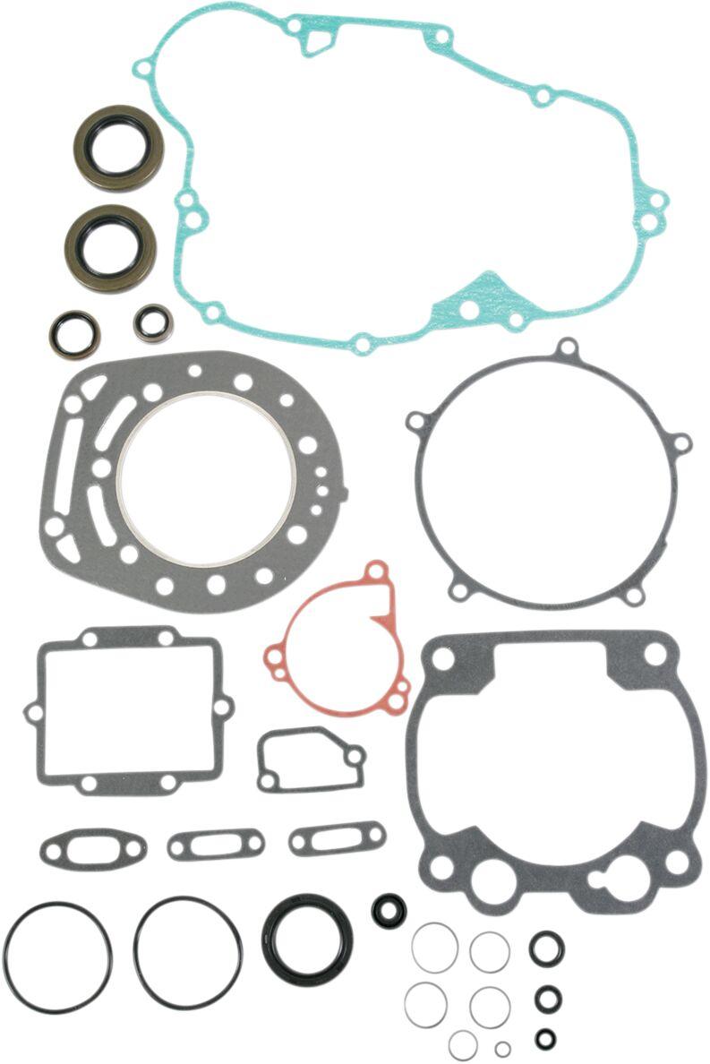 811470MSE - Moose Racing Complete Gasket & Oil Seal Kit For Kawasaki KX500 1989-2004