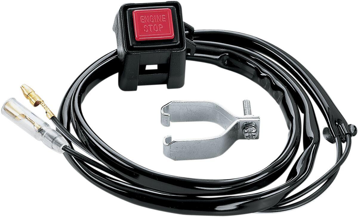 688-8803 - Moose Racing Kill Switch For Yamaha WR400F 1998 - Black/Red