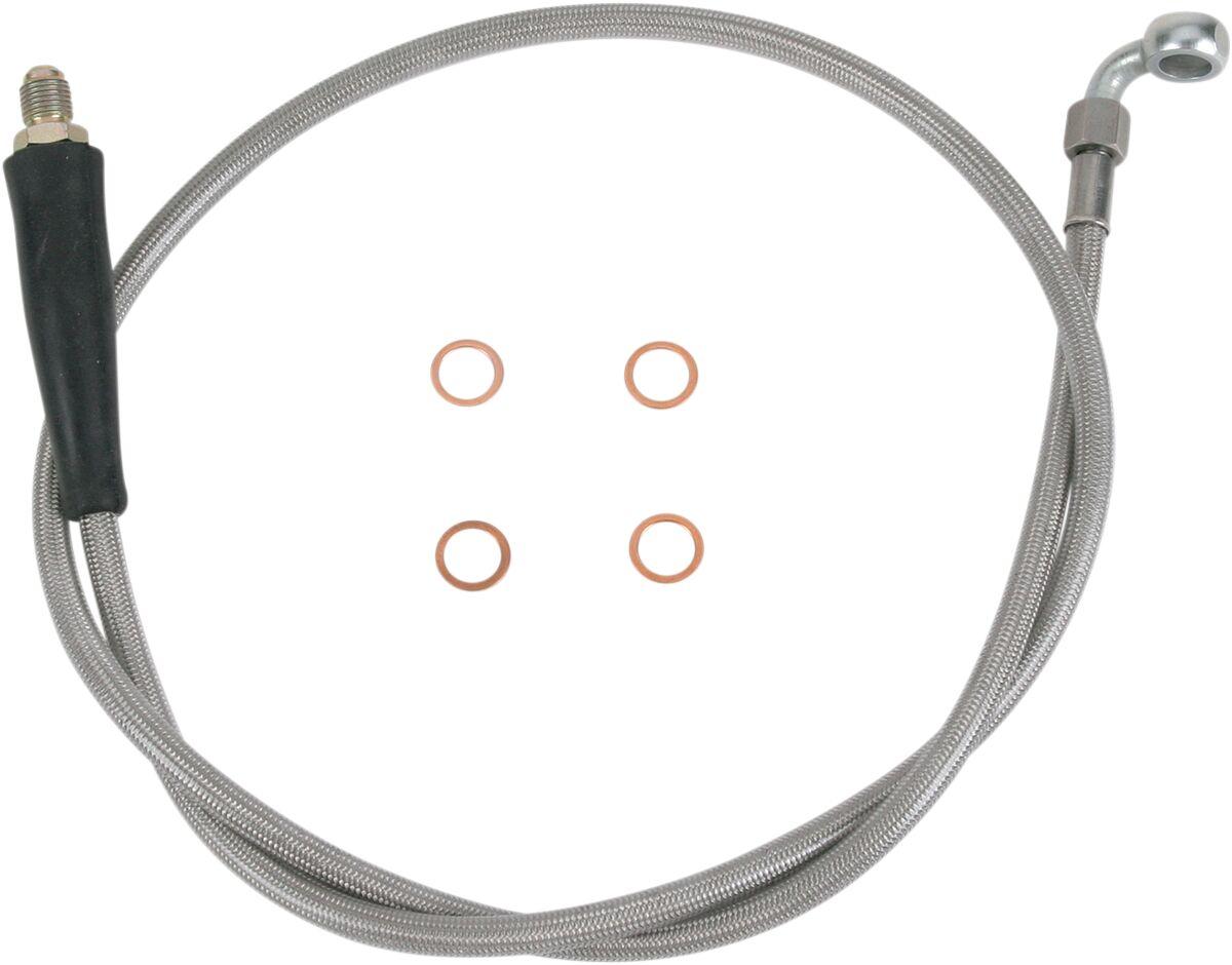 K01-3-020/P-CL - Moose Racing Stainless Steel Braided Clutch Hose For KTM  EXC125 1998-2002 - Chrome
