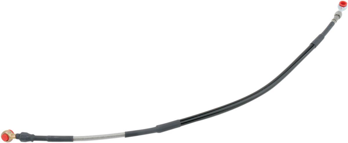 S01-2-026/P - Moose Racing Stainless Steel Braided Brake Hose For Suzuki RM125 1996-2003 Rear - Silver