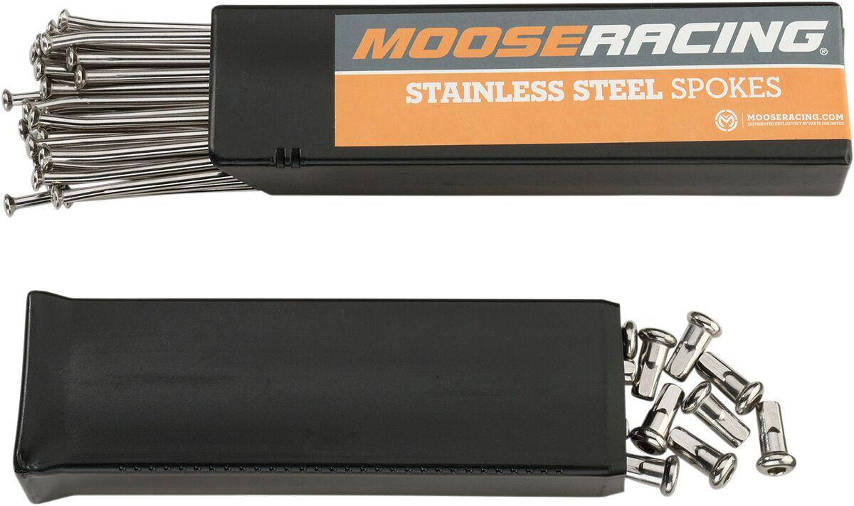 1-22-111-S - Moose Racing Stainless Steel Spoke Set For Honda XR250R 1996-2004 - Front