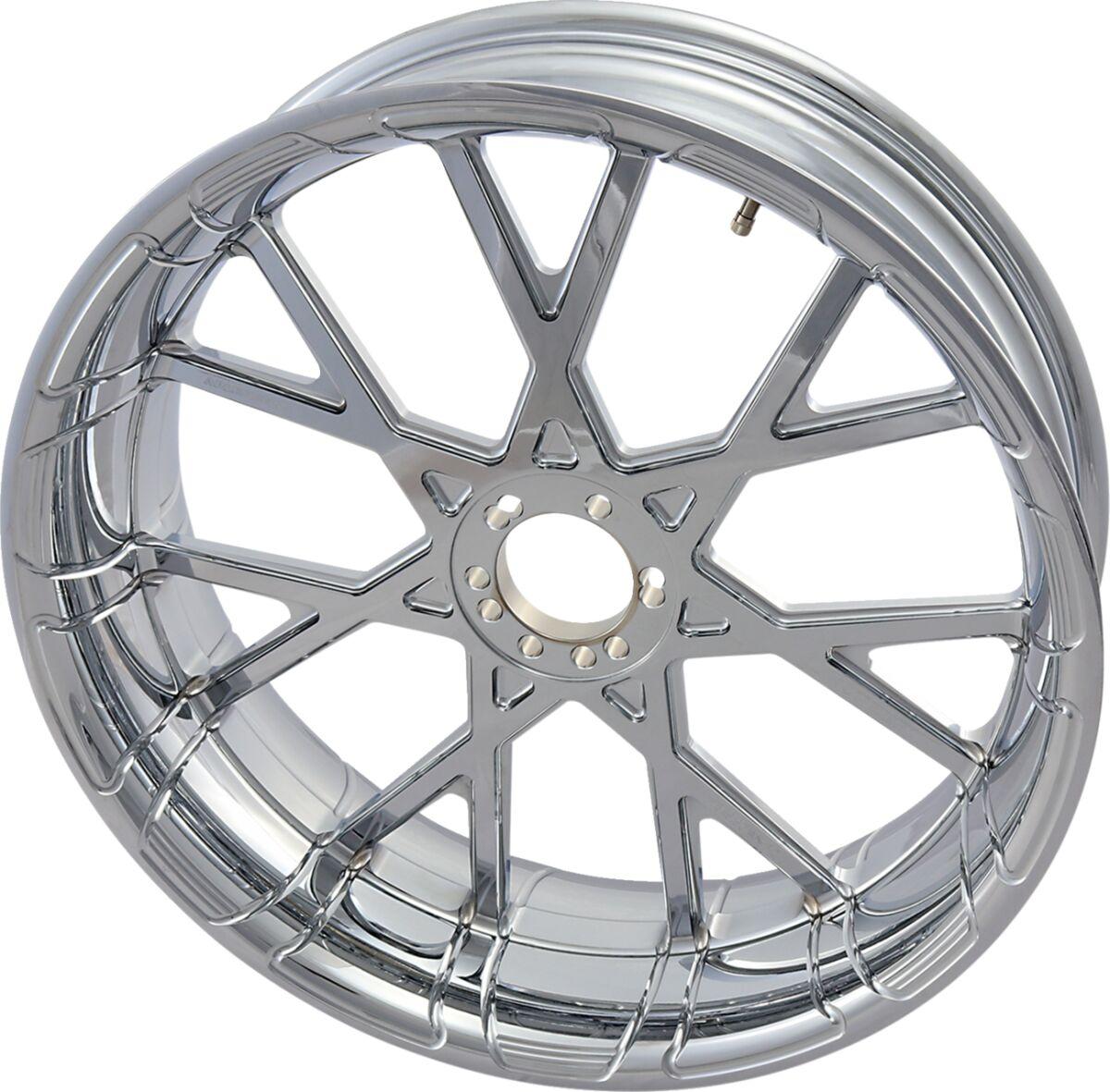71-512 - Arlen Ness Procross Forged Billet Rim For Indian Challenger 108 2020-2022 18x5.5 Rear - Chrome/Silver